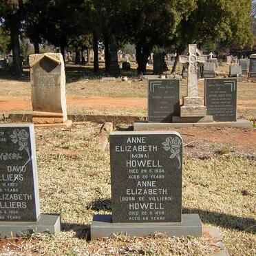 HOWELL Anne Elizabeth nee DE VILLIERS -1959 :: HOWELL Anne Elizabeth -1934