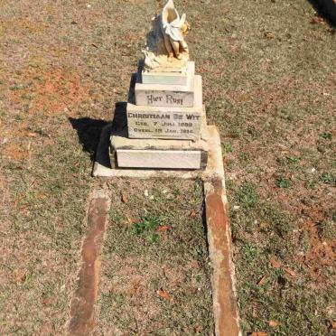 WIT Christiaan, de 1906-1914