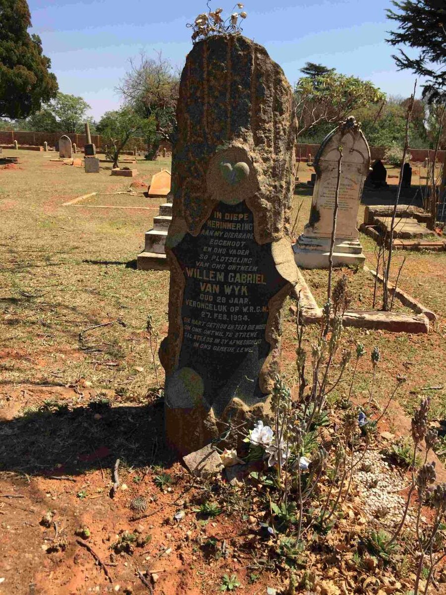 WYK Willem Gabriel, van -1934