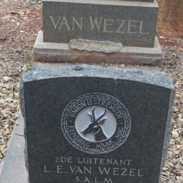 WEZEL Louis Edward, van 1921-1942