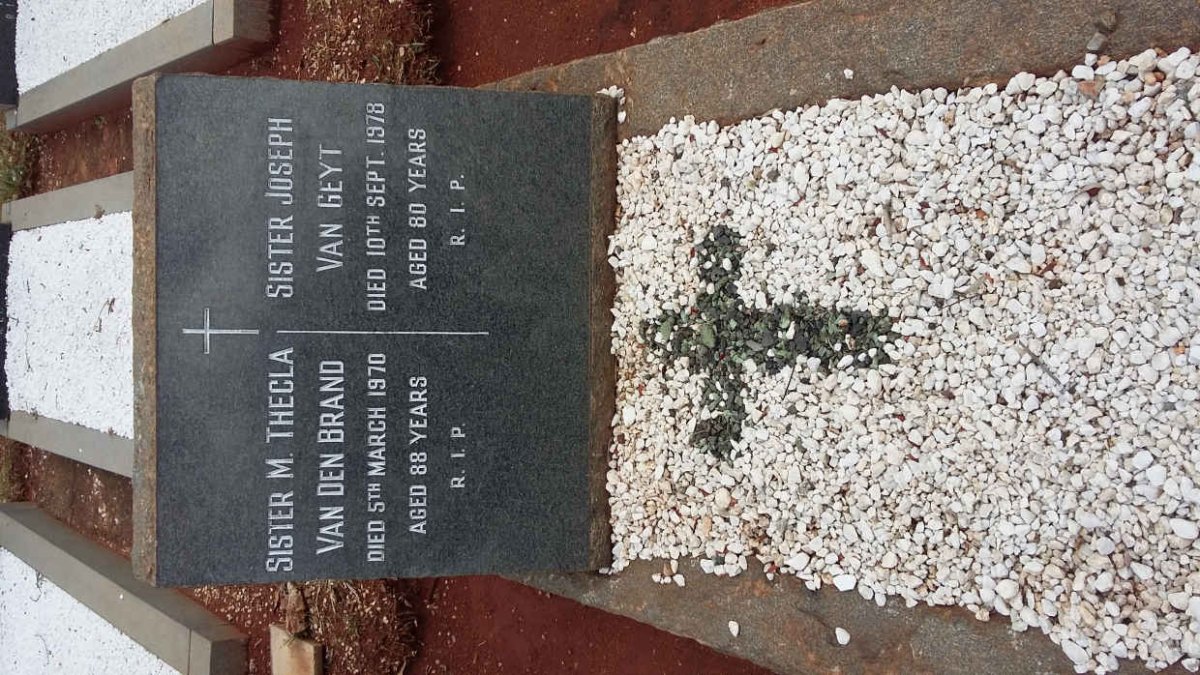 BRAND M. Thecla, van den -1970 :: VAN GEYT Joseph -1978