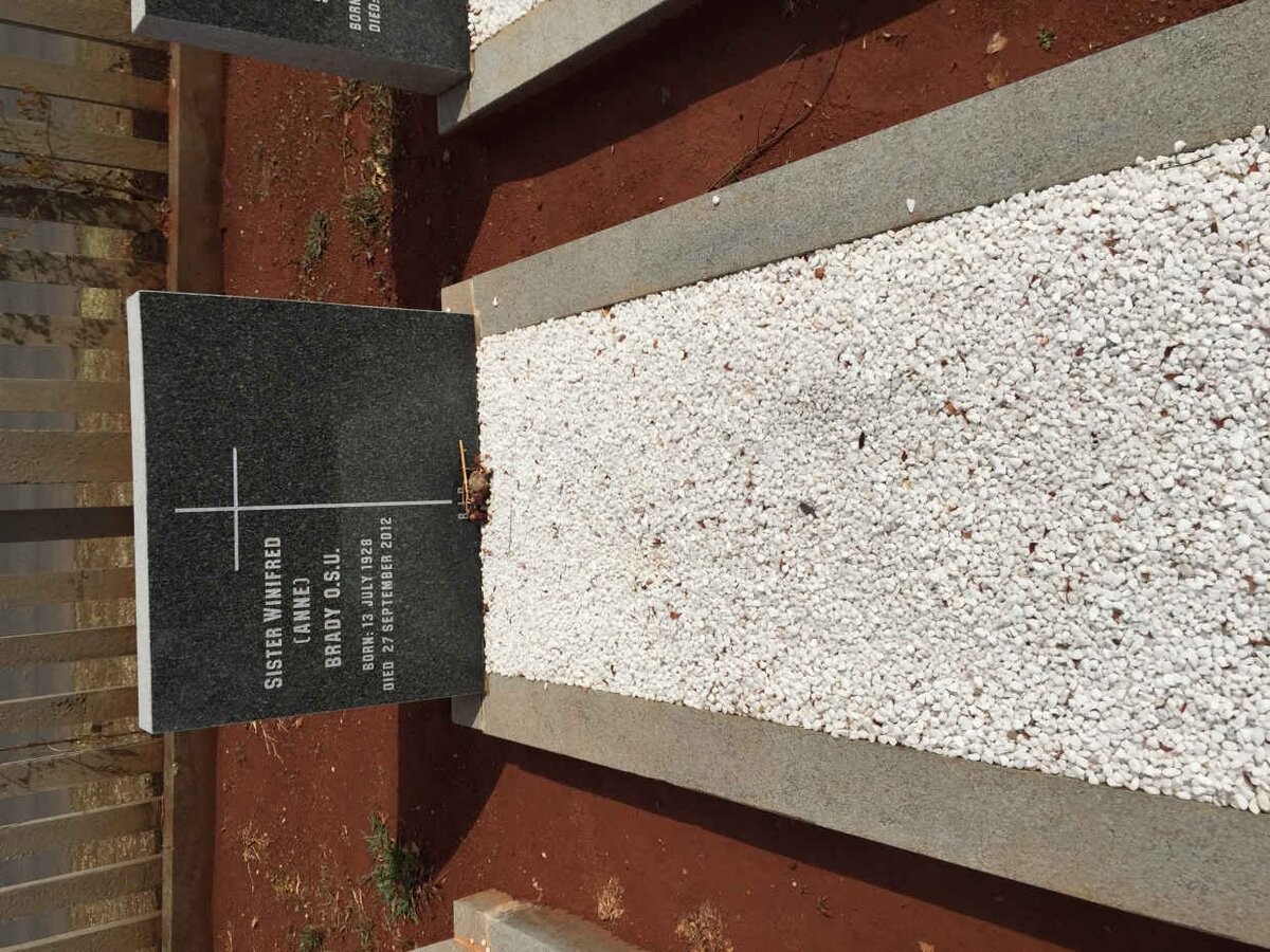 BRADY Winifred Anne 1928-2012