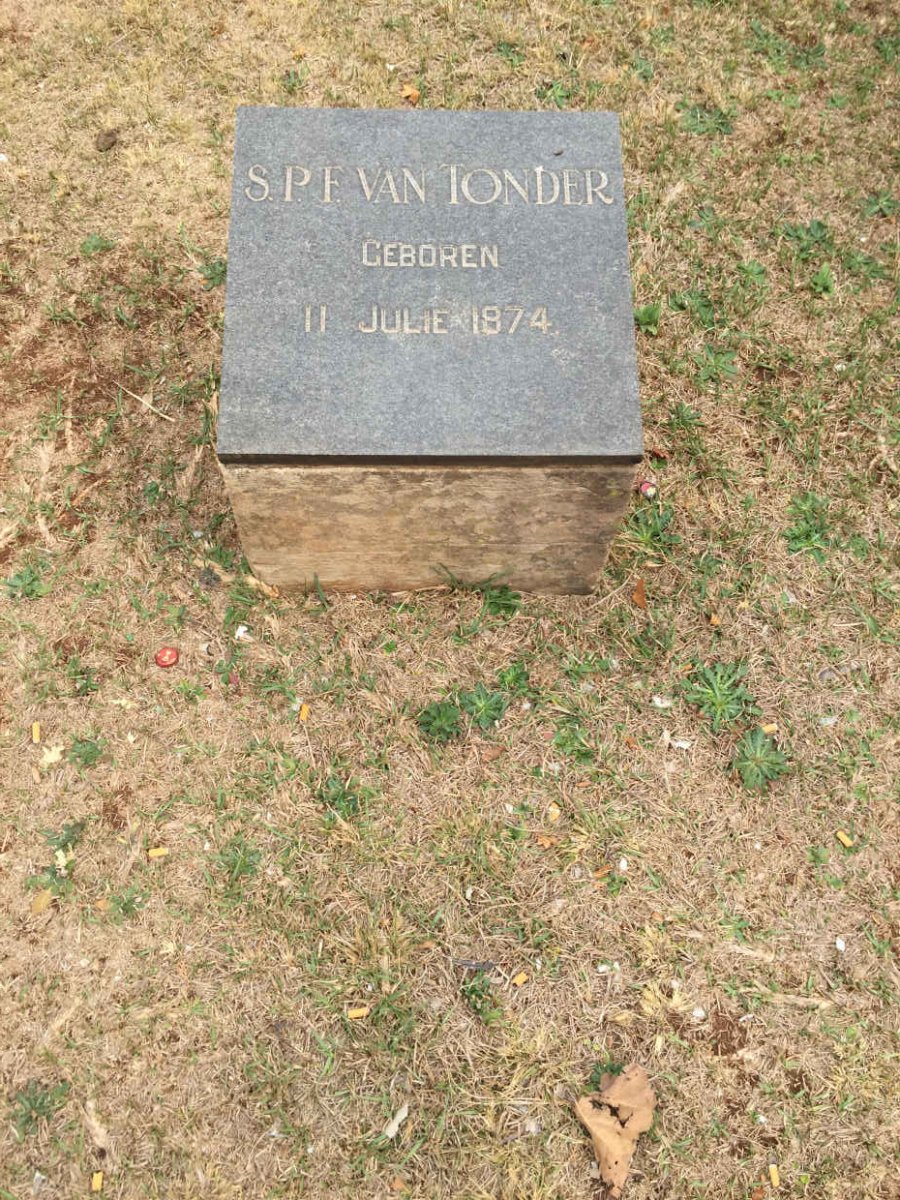 TONDER S.P.F., van 1874-