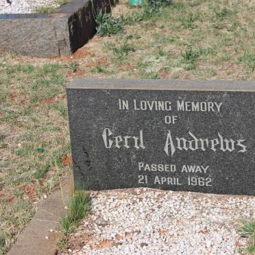 ANDREWS Ceril -1962