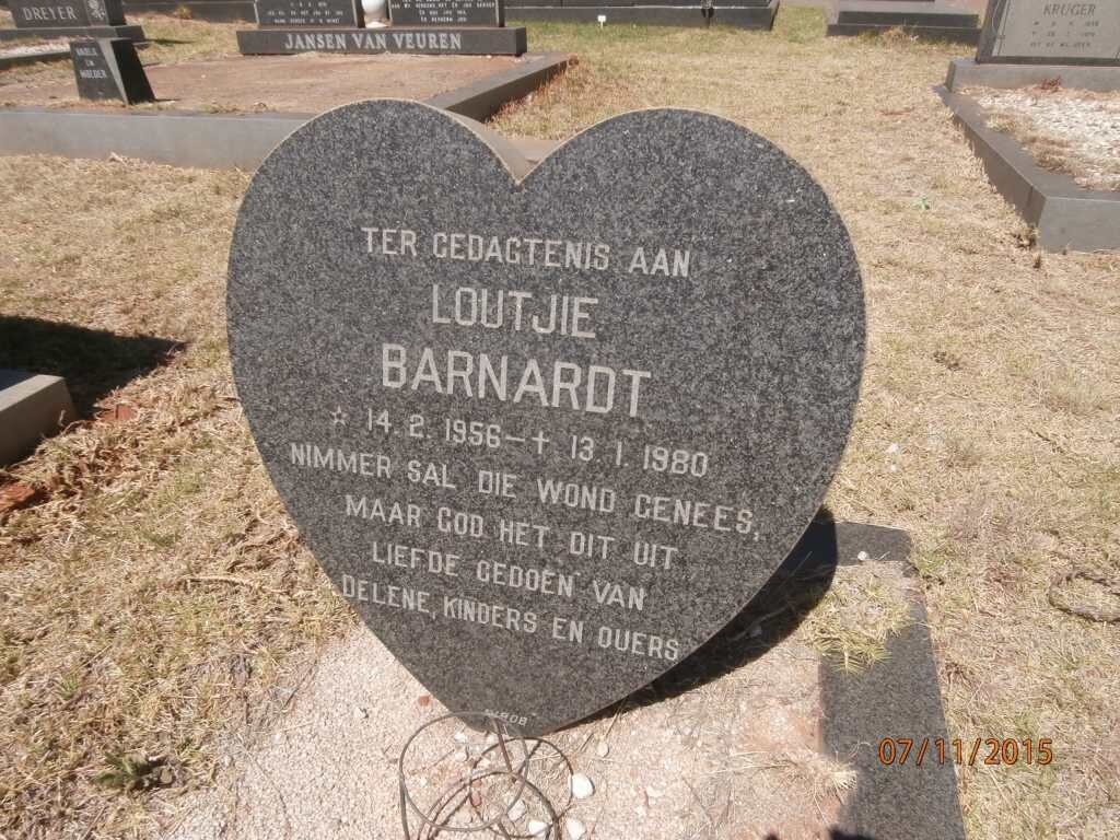 BARNARDT Loutjie 1956-1980
