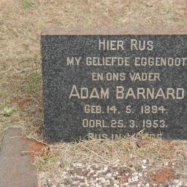 BARNARD Adam 1894-1953