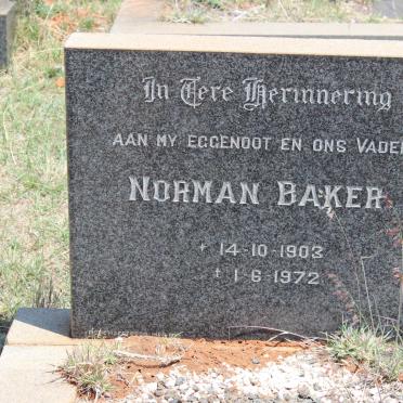 BAKER Norman 1903-1972