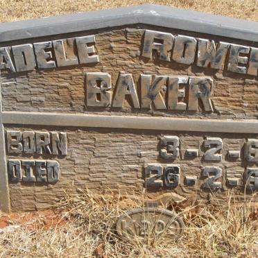 BAKER Adele Rowena 1968-1969