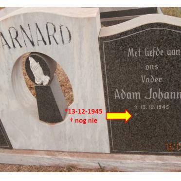 BARNARD Adam Johannes 1945-