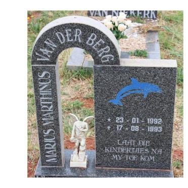 BERG Marius Marthinus, van der 1992-1993