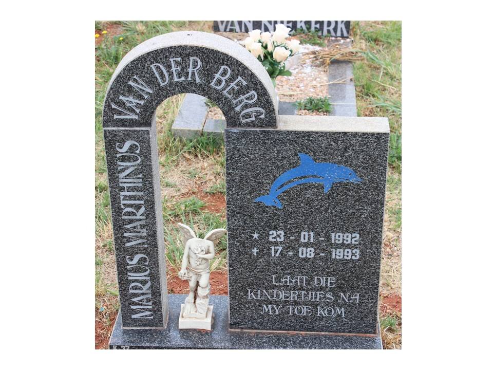 BERG Marius Marthinus, van der 1992-1993