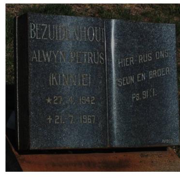 BEZUIDENHOUT Alwyn Petrus 1942-1967