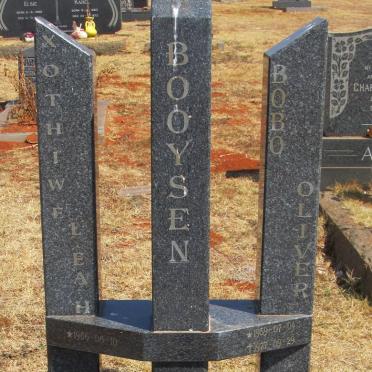 BOOYSEN Bobo Oliver 1959-1977 &amp; Xothiwe Leah 1966-