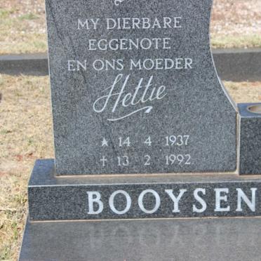 BOOYSEN Hettie 1937-1992