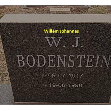 BODENSTEIN W.J. 1917-1998