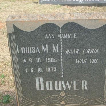 BOUWER Louisa M.M. 1905-1973