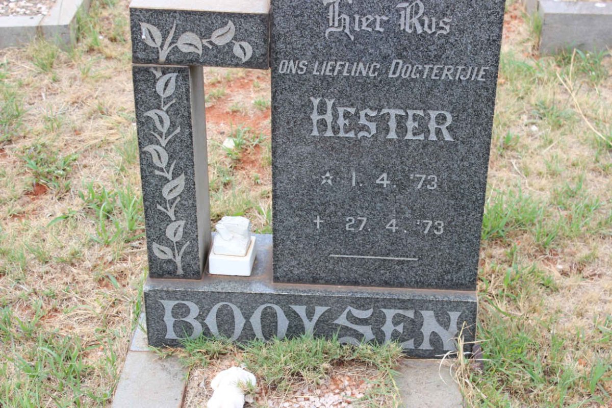 BOOYSEN Hester 1973-1973