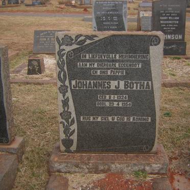 BOTHMA Japie Jacobus 1972-1972