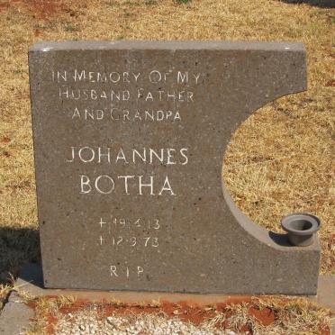 BOTHA Johannes 1913-1973