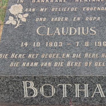 BOTHA Claudius 1903-1963