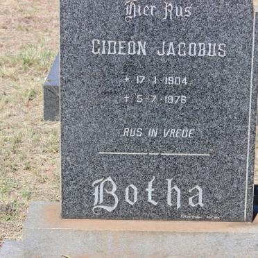 BOTHA Gideon Jacobus 1904-1976