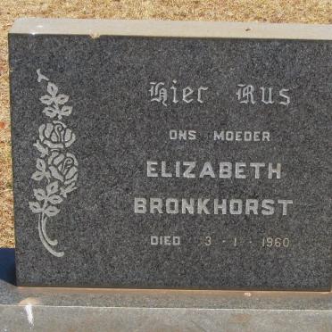 BRONKHORST Elizabeth -1960