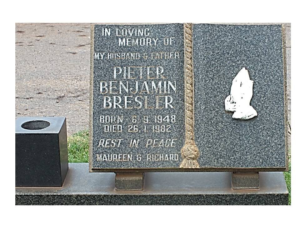 BRESLER Pieter Benjamin 1948-1982