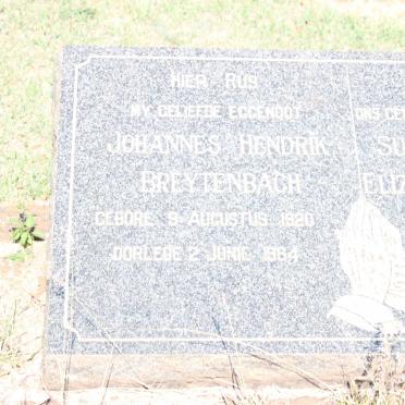 BREYTENBACH Johannes Hendrik 1920-1984 &amp; Susanna Marthina Elizabeth VAN DER LINDE 1915-1964