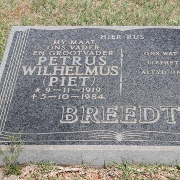 BREEDT Petrus Wilhelmus 1919-1984