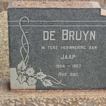BRUYN Jaap, de 1904-1957