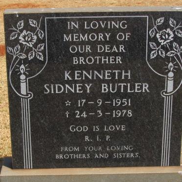 BUTLER Kenneth Sidney 1951-1978