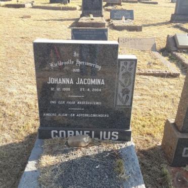CORNELIUS Johanna Jacomina 1908-2004