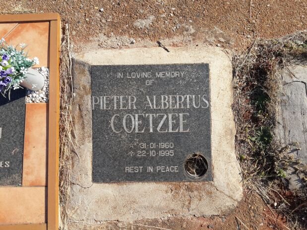 COETZEE Pieter Albertus 1960-1995