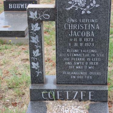 COETZEE Christina Jacoba 1973-1973