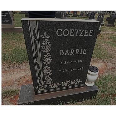 COETZEE Barrie 1910-1983