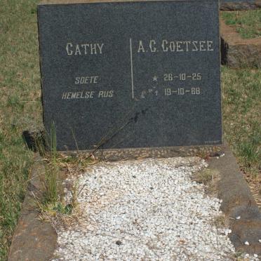 COETSEE A.C. 1925-1968