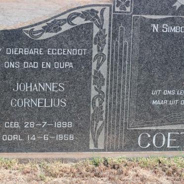 COETZEE Johannes Cornelius 1898-1958 &amp; Johanna Catharina 1902-1976