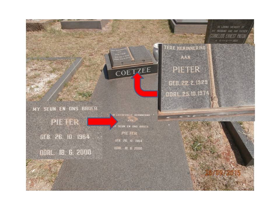 COETZEE Pieter 1929-1974 :: COETZEE Pieter 1964-2000