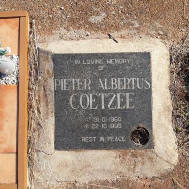 COETZEE Pieter Albertus 1960-1995