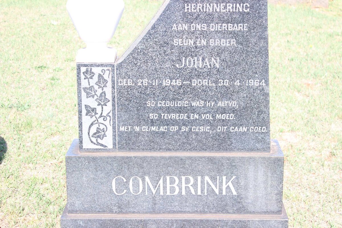 COMBRINK Johan 1946-1964