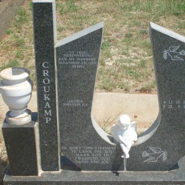 CROUKAMP Jacobus Johannes D.A. 1930-1974