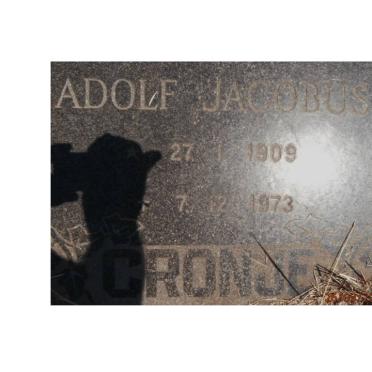 CRONJE Adolf Jacobus 1909-1973