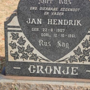 CRONJE Jan Hendrik 1907-1961