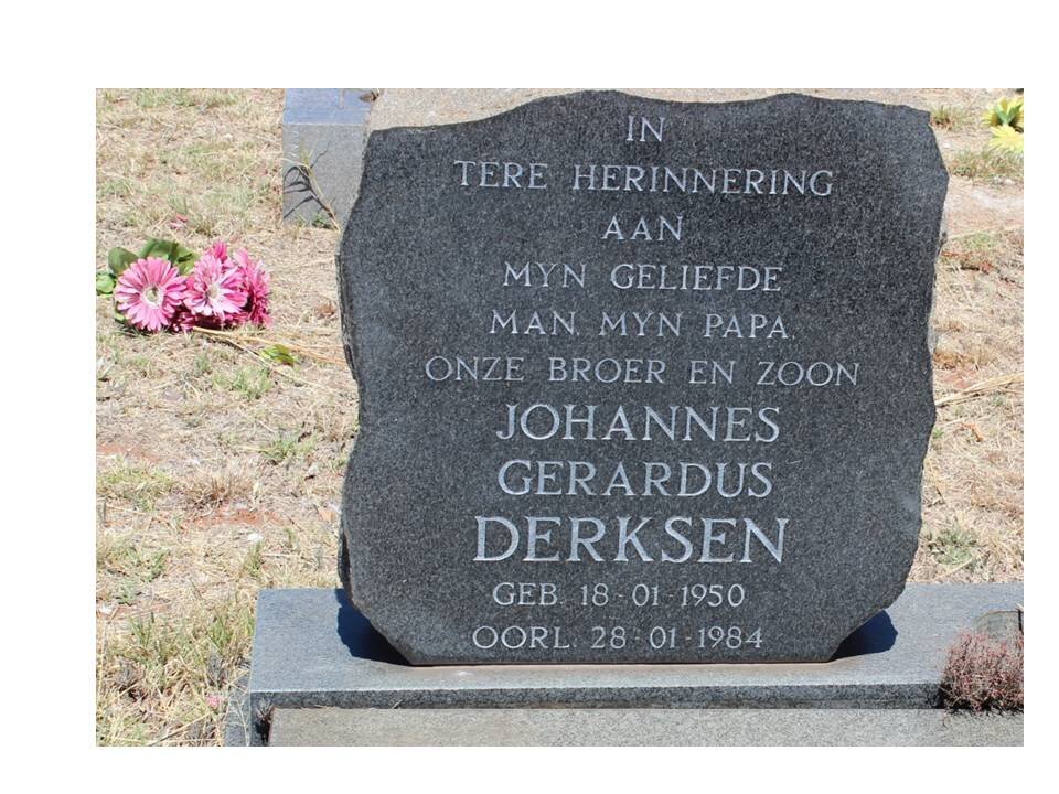 DERKSEN Johannes Gerardus 1950-1984