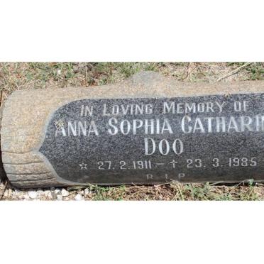 DOO Anna Sophia Catharina 1911-1985