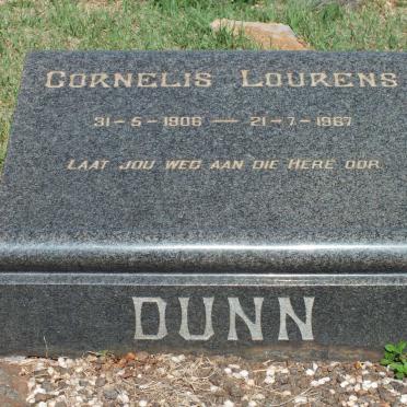 DUNN Cornelis Lourens 1906-1967