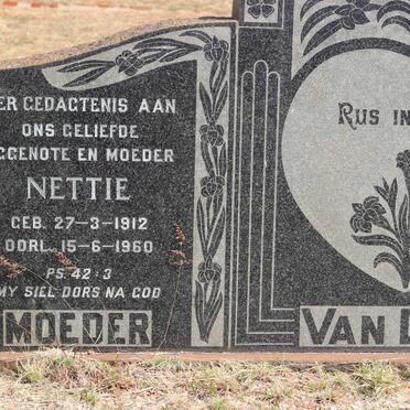 DYK Johannes H., van 1909-1985 &amp; Nettie 1912-1960