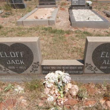 ELOFF Jack 1926-1975 &amp; Alet 1928-1993