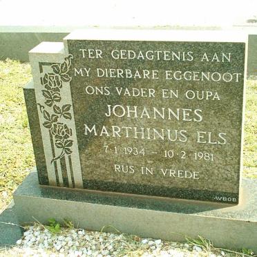 ELS Johannes Marthinus 1934-1981