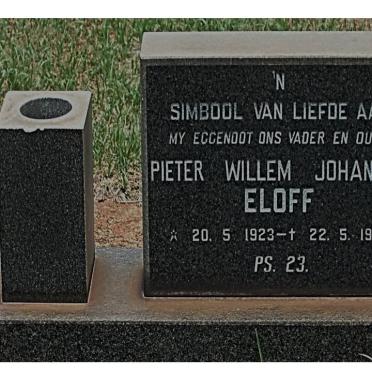ELOFF Pieter Willem Johannes 1923-1985